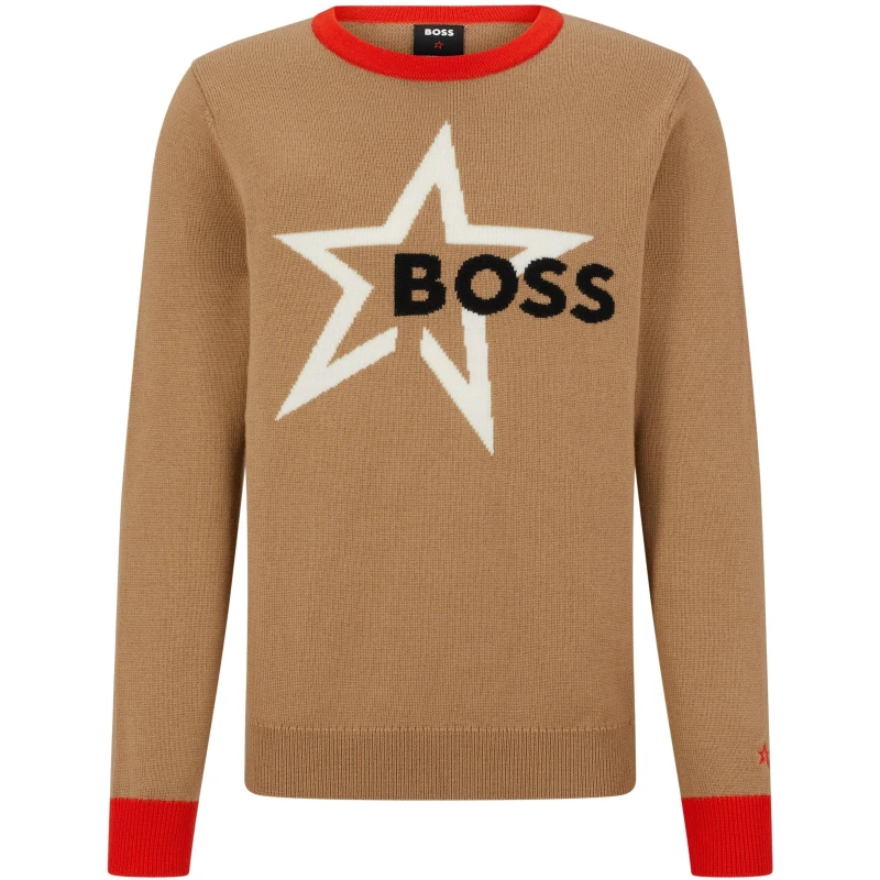 Image of Boss Mens Ski Midlayer Beige male S