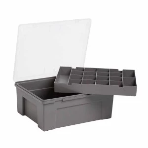 Image of Wham Bam Organiser Box with 19 Compartments, Grey