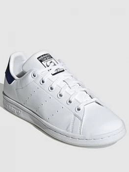 Image of adidas Originals Stan Smith Junior Trainers - White/Navy, Size 5