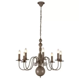 Image of Linea Verdace Brugge Multi Arm Chandeliers Pale Taupe