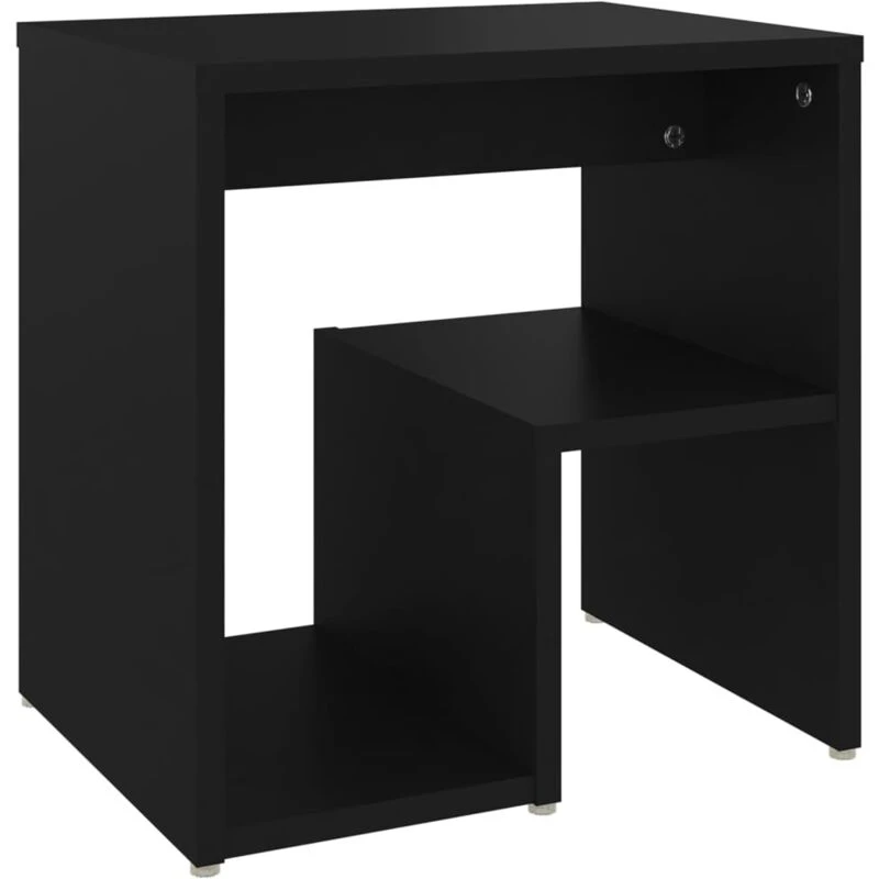 Image of VIDAXL Bed Cabinet Black 40x30x40cm Engineered Wood Vidaxl 8720286558362