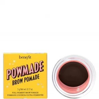 Image of benefit Powmade Full Pigment Eyebrow Pomade 5g (Various Shades) - 5 Warm Black-Brown