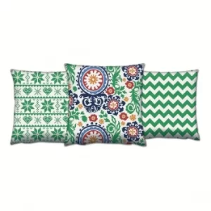 Image of AC-4405-4698-4409 Multicolor Cushion Set (3 Pieces)
