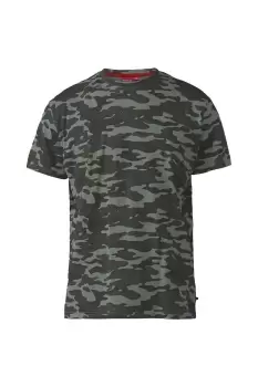 Image of Gaston D555 Camouflage Print T-Shirt