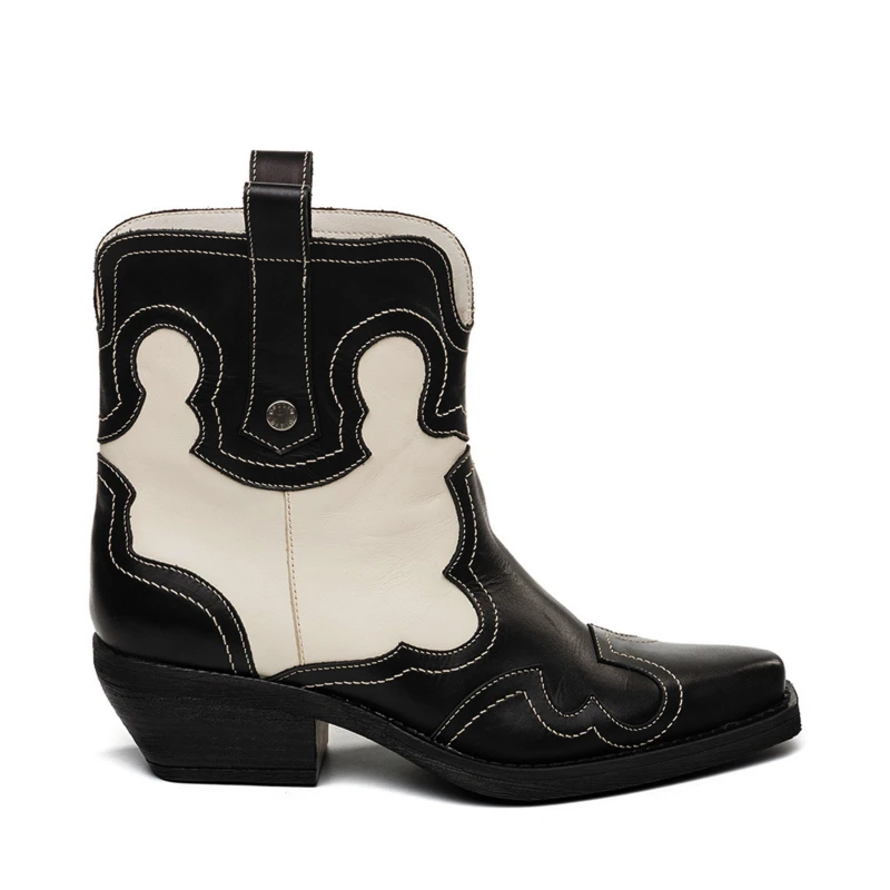 Image of Steve Madden Waynoa Western Boots - Black 3