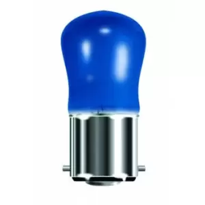Image of 15W Colour Pygmy Bulb - Blue - BC/B22 - BL02550
