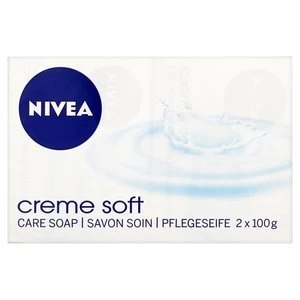 Image of Nivea Creme Soft Soap 2x 100g