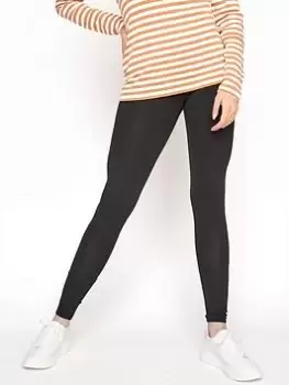 Image of Long Tall Sally Cotton Elastane Legging Long, Black, Size 18, Length Regular, Women