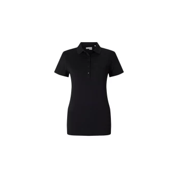 Image of Callaway Ladies Essential Micro Polo Shirt - Black - XS Size: XS