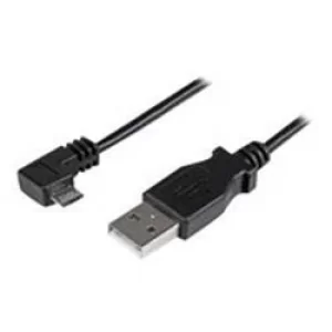 Image of Micro usb Charge and sync Cable Mm Right angle Micro usb 24 Awg 2m 6 Ft.