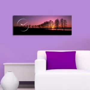 Image of 3090CS-55 Multicolor Decorative Canvas Wall Clock