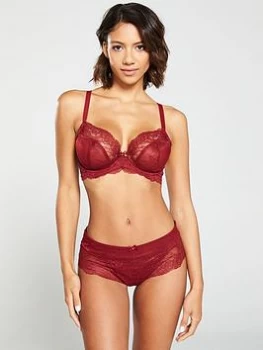 Image of Panache Ana Plunge Bra - Burnt Red, Burnt Red, Size 32E, Women