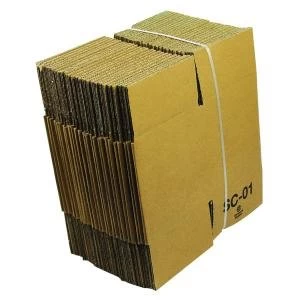 Image of Single Wall Corrugated Dispatch Cartons 127x127x127mm Brown Pack of 25