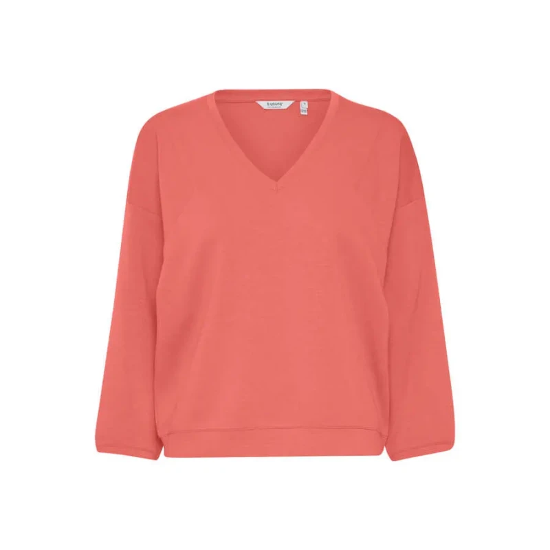 Image of b.Young Womens v-neck sweater b.young Pusti Beige Female S