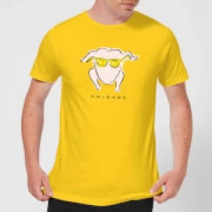Image of Friends Turkey Mens T-Shirt - Yellow - S