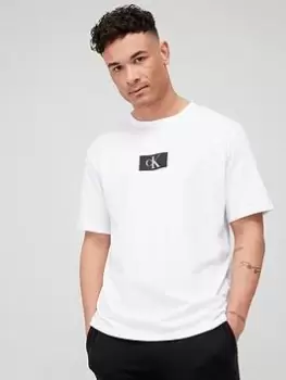 Image of Calvin Klein Lounge T-Shirt, White, Size XL, Men