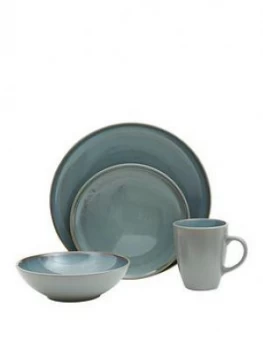 Image of Premier Housewares 16 Piece Two Tone Reactive Dinner Set