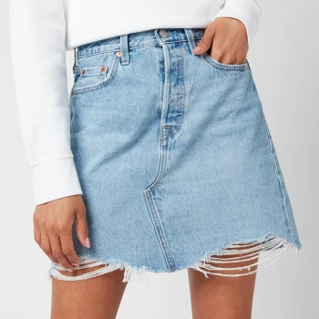 Image of Levis Womens Hr Decon Iconic Skirt - Luxor Heat Skirt - W28