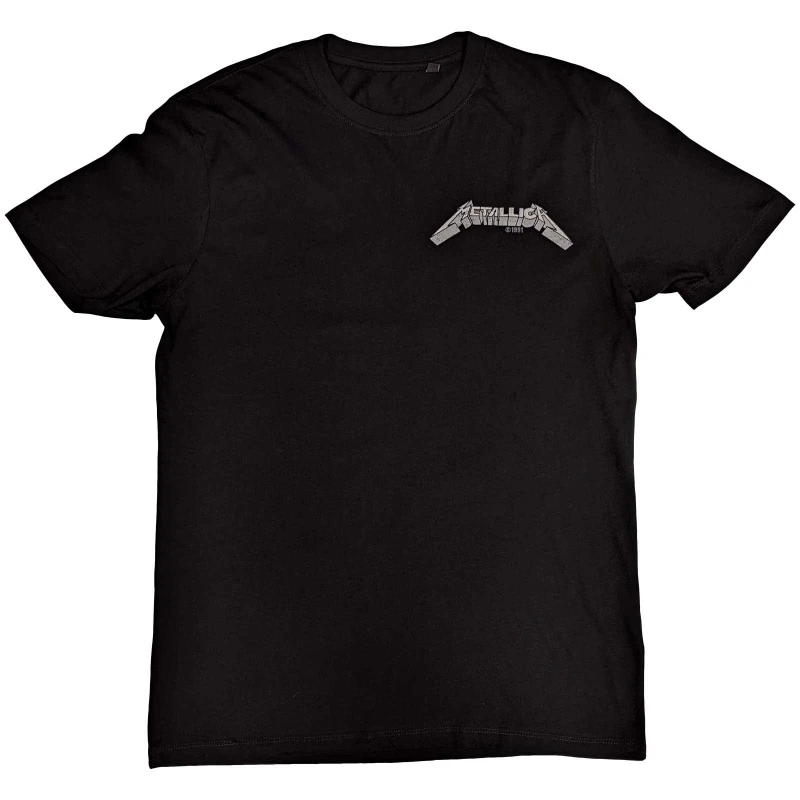 Image of Metallica Mens Nothing Else Matters Cotton T-Shirt in Black Size: Medium Black Male M