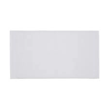 Image of Bedeck of Belfast White Cotton 'Noi' Bath Mat - Bath mat 90 x 50cm