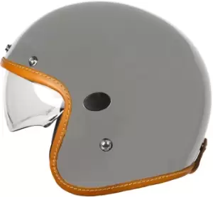 Image of Helstons Naked Carbon Jet Helmet, grey Size M grey, Size M