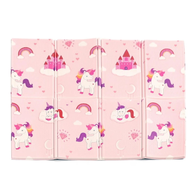 Image of KandyToys Wild Life Foldable Baby Play Mat Pink