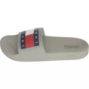 Image of Tommy Jeans Flag Sliders - Grey