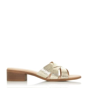 Image of Head Over Heels Dune JASE Flat Sandals Womens - Gold - 393