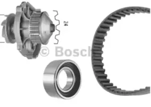 Image of Bosch Water Pump + Timing Belt Kit FIAT,LANCIA 1 987 946 928