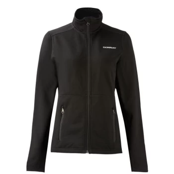 Image of Donnay Pique Full Zip Jacket Ladies - Black