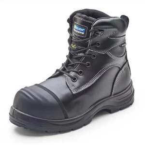 Image of Click Traders Trencher Boot Impact Protect PU Rubber Size 8 Black Ref