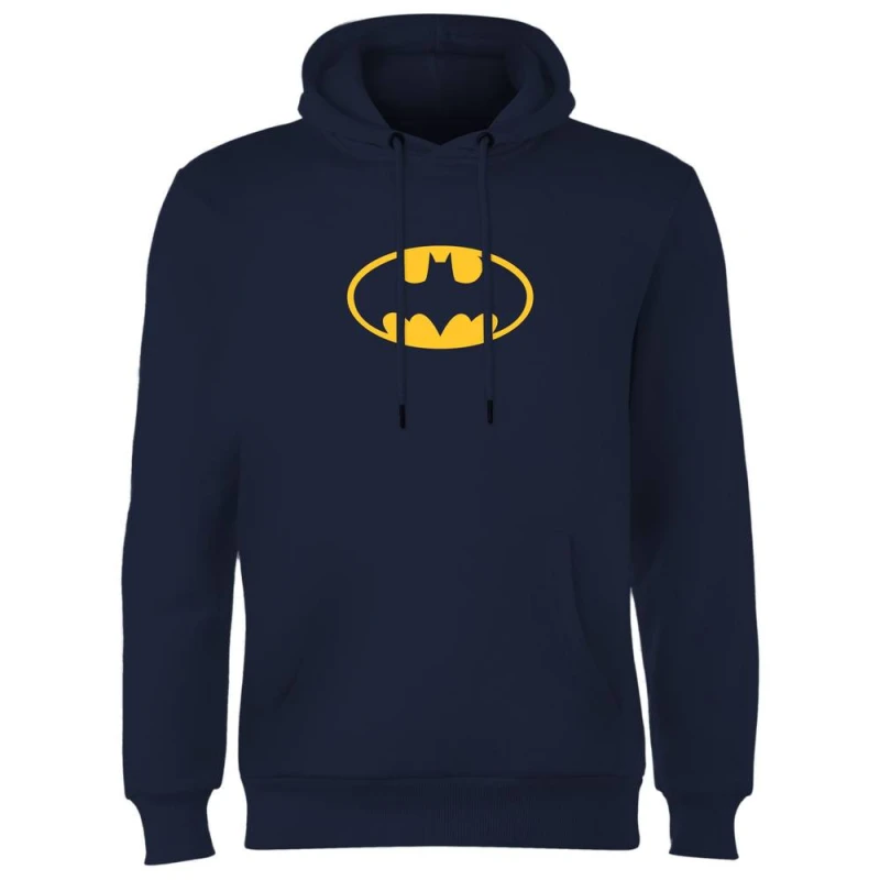 Image of Justice League Batman Logo Hoodie - Navy - M