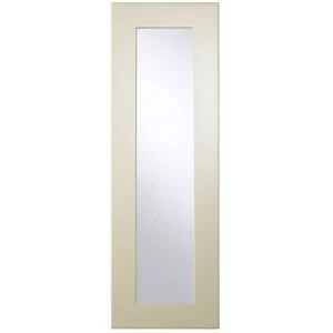 Image of Cooke Lewis Raffello High Gloss Cream Tall glazed door W300mm