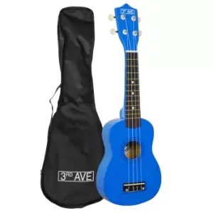 Image of 3rd Avenue Soprano Ukulele - Blue