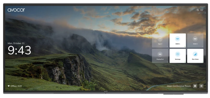 Image of Avocor L Series 1055K Pcap LED Interactive Display