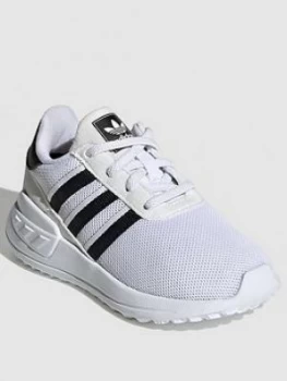 Image of Adidas Originals La Trainer Lite Infant Trainers - White/Black