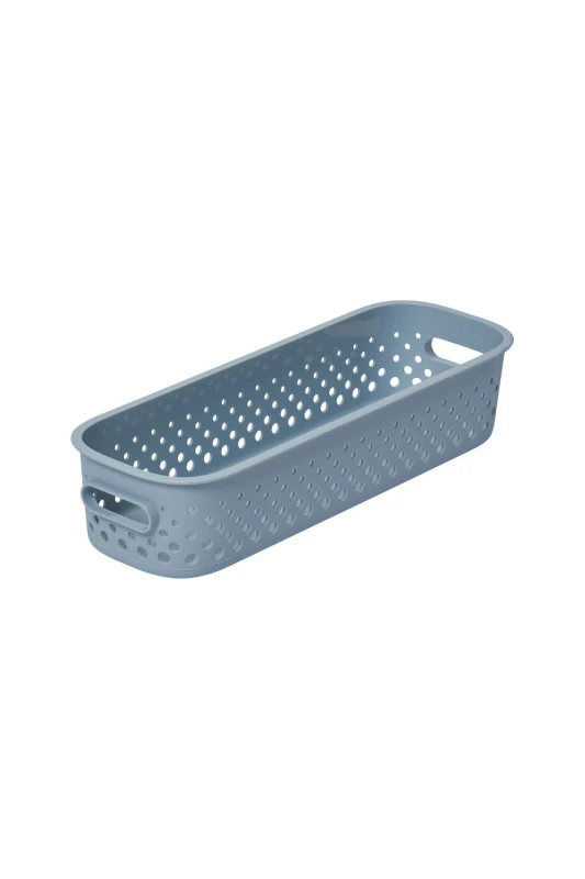 Image of SmartStore Essence Slim Sea Salt 'Storage Tray Basket', 1.3L in Pale Blue Size: Small Pale Blue Unisex S