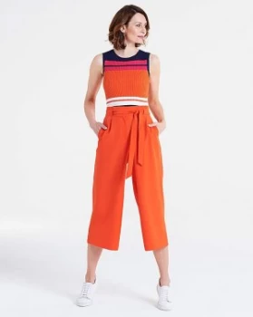 Image of Oasis Colour Pop Crop Wide Leg Trousers