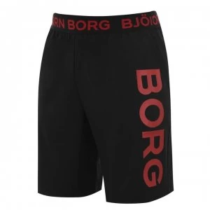 Image of Bjorn Borg Bjorn August Shorts - Black/Red 91531