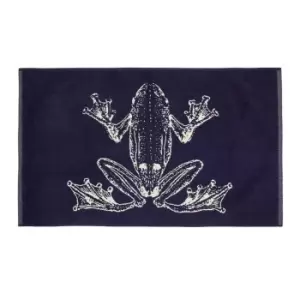 Image of Joules Midnight Beasts Cotton Bath Mat - French Navy