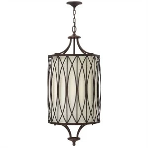 Image of 4 Light Ceiling Pendant Victorian Bronze, E14