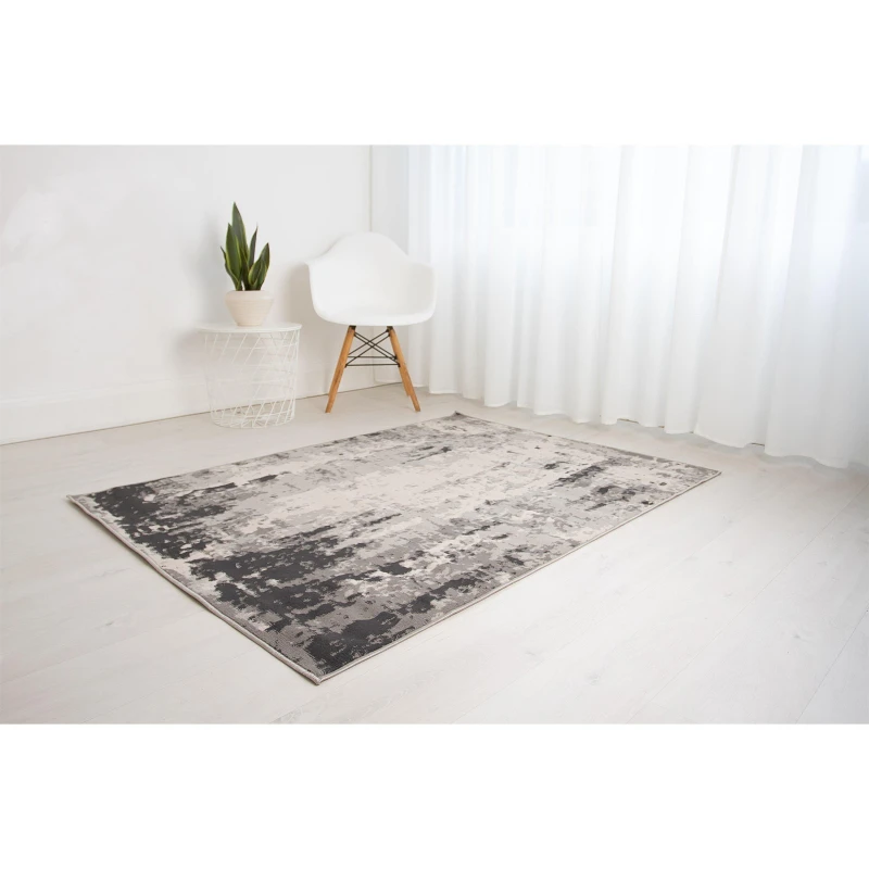 Image of Rugstyle BALLETTO 10R4 L.Grey/Anthra unisex 80x150cm