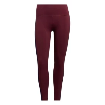 Image of adidas Believe This 2.0 3-Stripes 7/8 Leggings Womens - Victory Crimson / Victory Blue