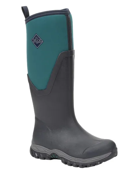 Image of Muck Boots Womens Arctic Sport II Tall Neoprene Wellies Wellington Boots - UK 3 Green female GDE2483OLI3