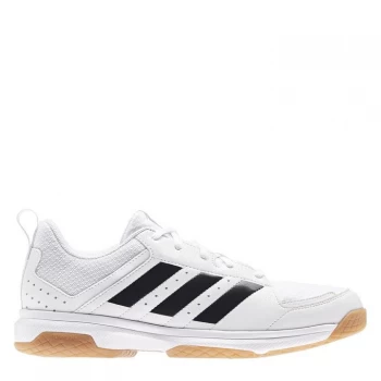 Image of adidas Ligra 7 mens Squash Shoes - White/Black