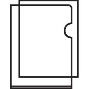 Image of 5 Star Elite A4 Folder PVC Cut Flush Clear Pack of 100