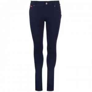 Image of Lee Cooper Solid Jeggings Ladies - Navy