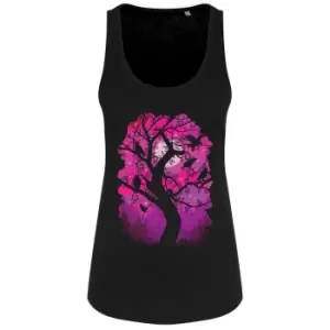 Image of Grindstore Womens/Ladies Crow Arbor Silhouette Vest Top (M) (Black)