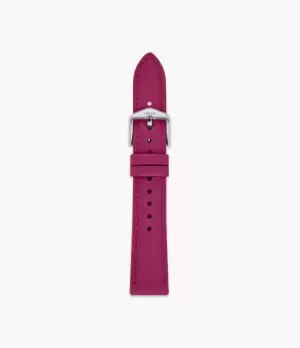 Image of Fossil Women 18mm Raspberry Eco Leather Strap