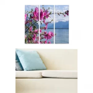 Image of MDF309244355 Multicolor Decorative MDF Painting (3 Pieces)